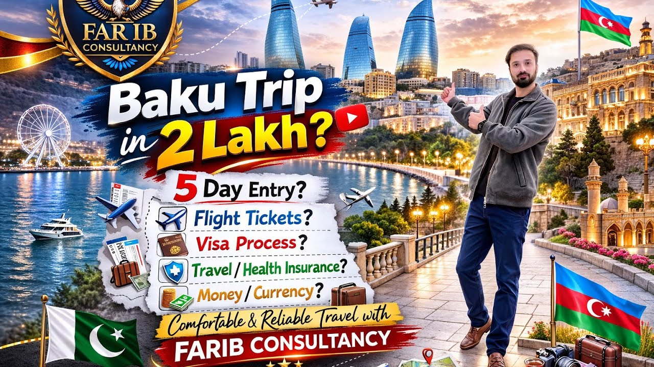 Baku Azerbaijan complete guide from visa application to city tour #bakuazerbaijan 