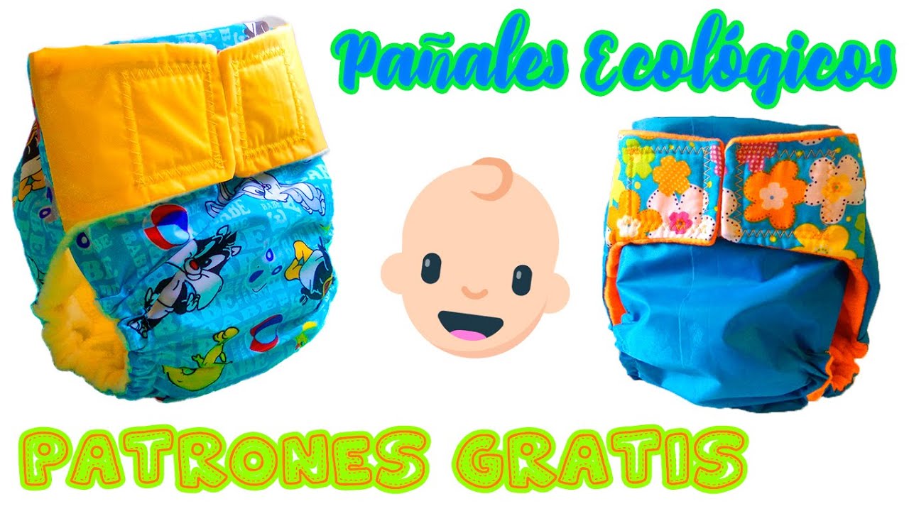 Cómo Hacer Pañales Ecológicos + Patrones Gratis (Pañales de Tela) | Bambo Pañales Reutilizables