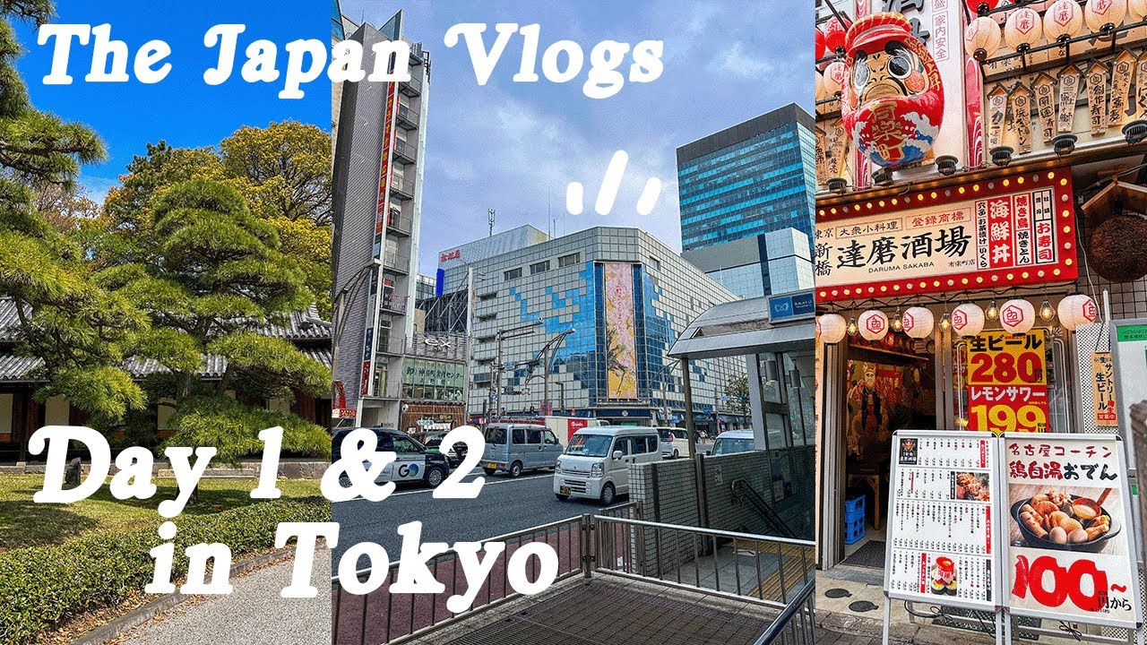 Travelling to Japan & Exploring Tokyo | The Japan Vlogs | April 2024