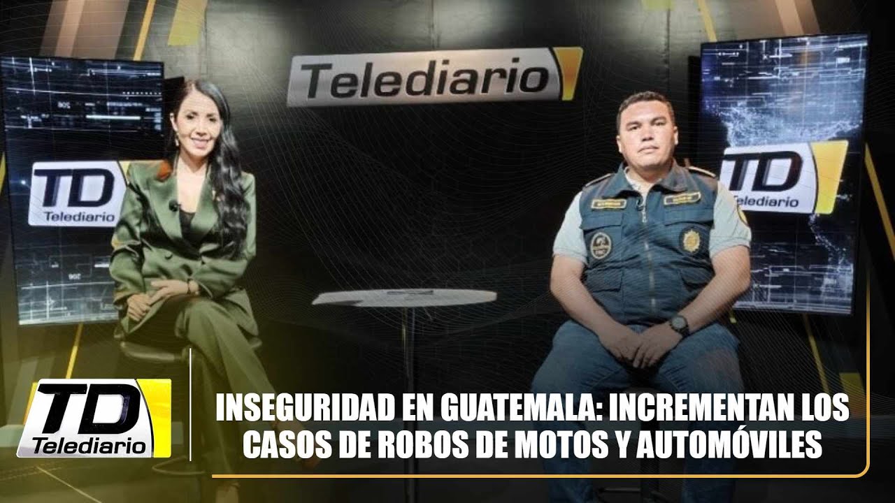 Inseguridad en Guatemala: Incrementan los casos de robos de motos y automóviles