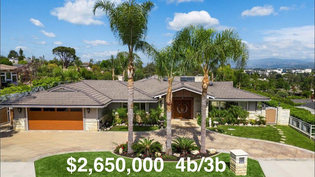 1347 Dana Pl, Fullerton CA 92831.   You can’t miss this beautiful home in Sunny Hills.