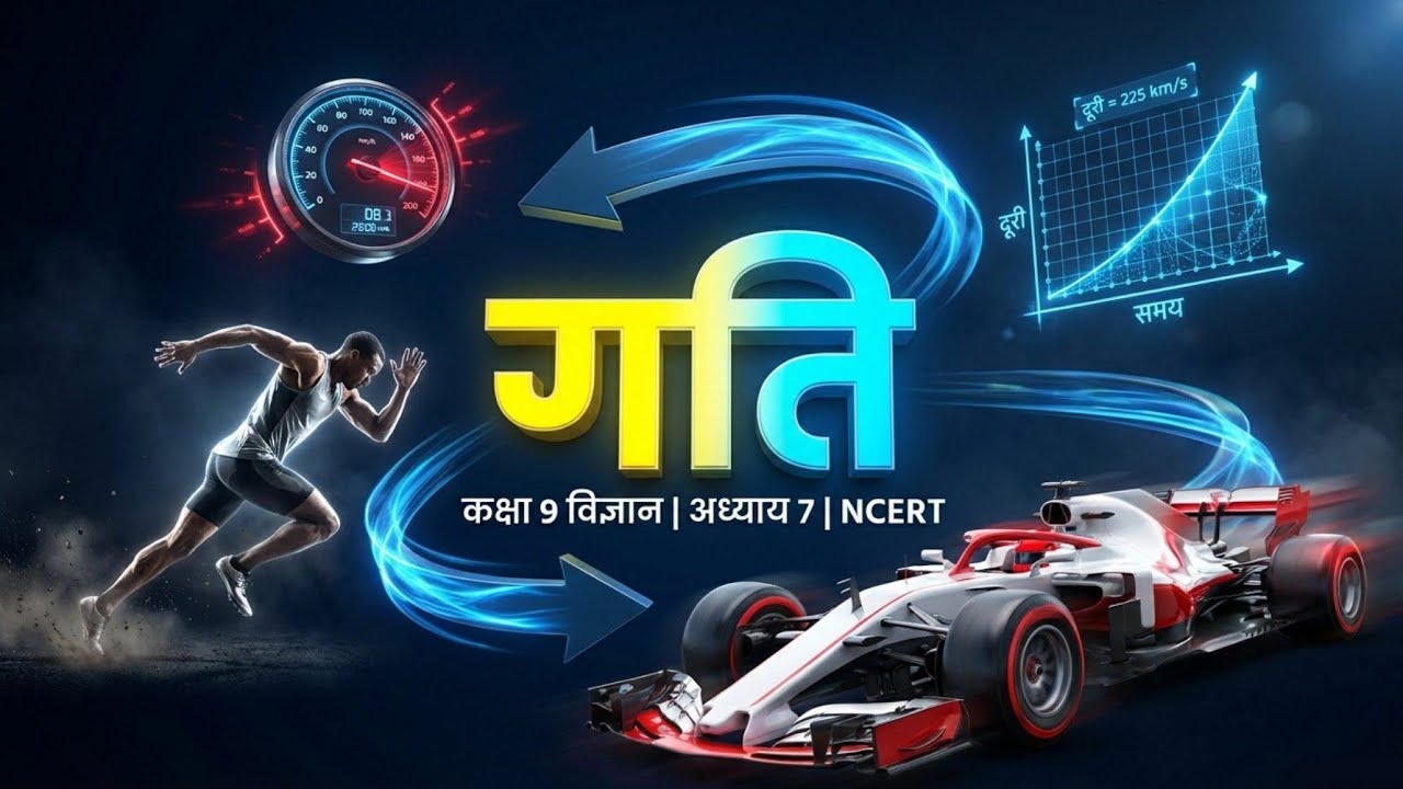 Class 9 Science Chapter 7 गति | Motion Full Chapter in Hindi | NCERT Explained