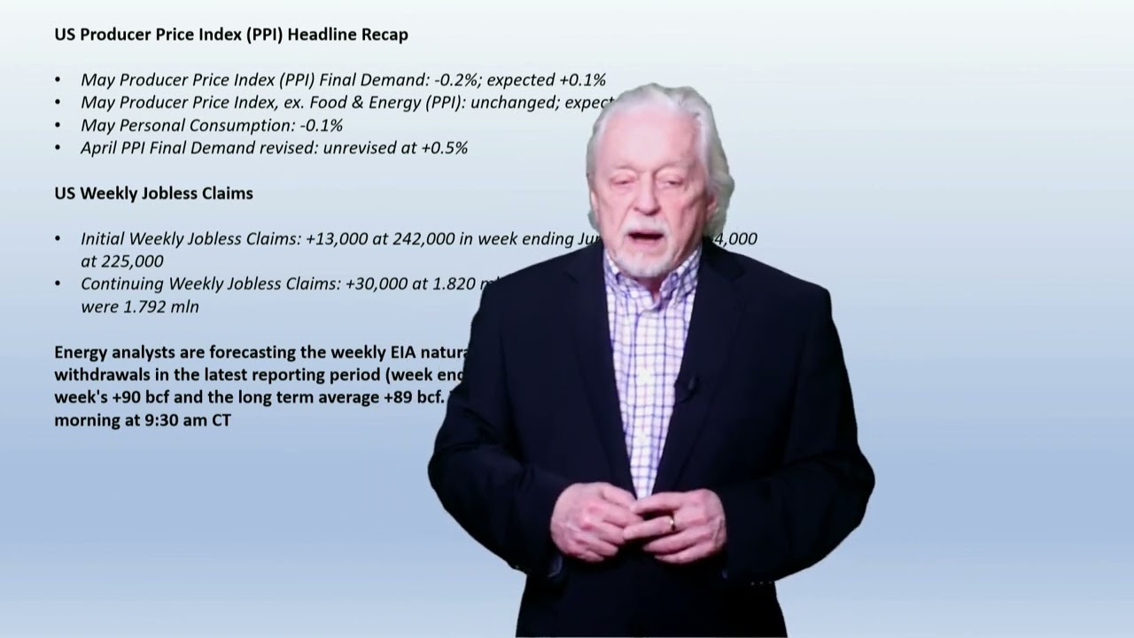 Morning Flash...PPI numbers slip and Jobless Claims soar; Ira’s Morning Flash Video for 6 13 2024