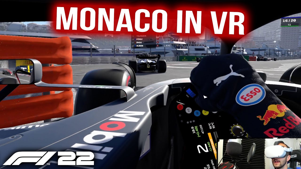F1 22 Gameplay - MONACO IN VR