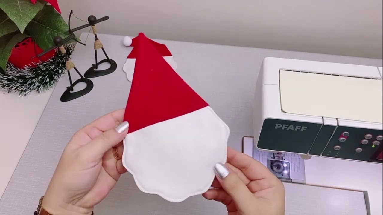Bardak Altlığı Dikimi 🧵 How to sew Christmas Coasters - Perfect Holiday Gift🎁