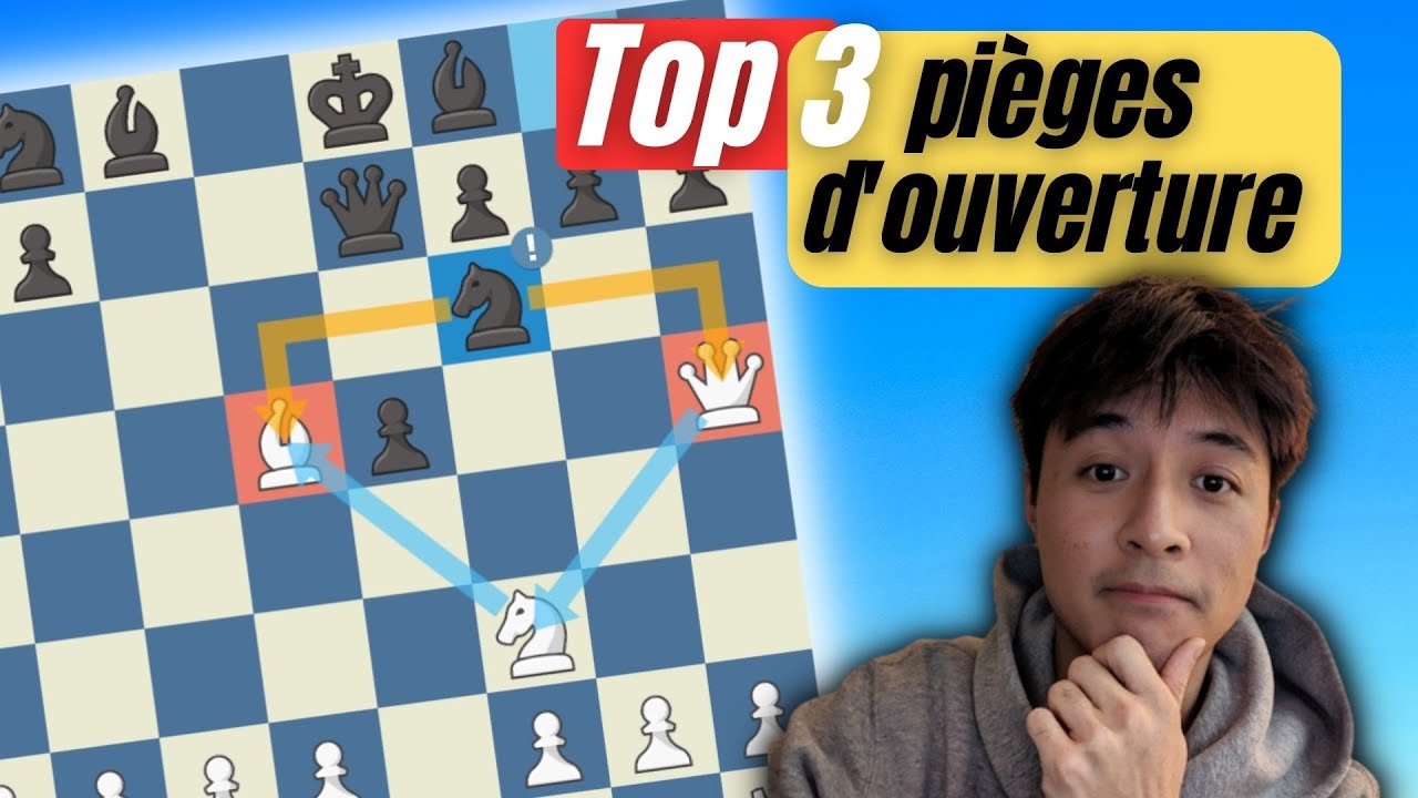 3 pi&egrave;ges d'ouverture pour gagner facilement aux &eacute;checs
