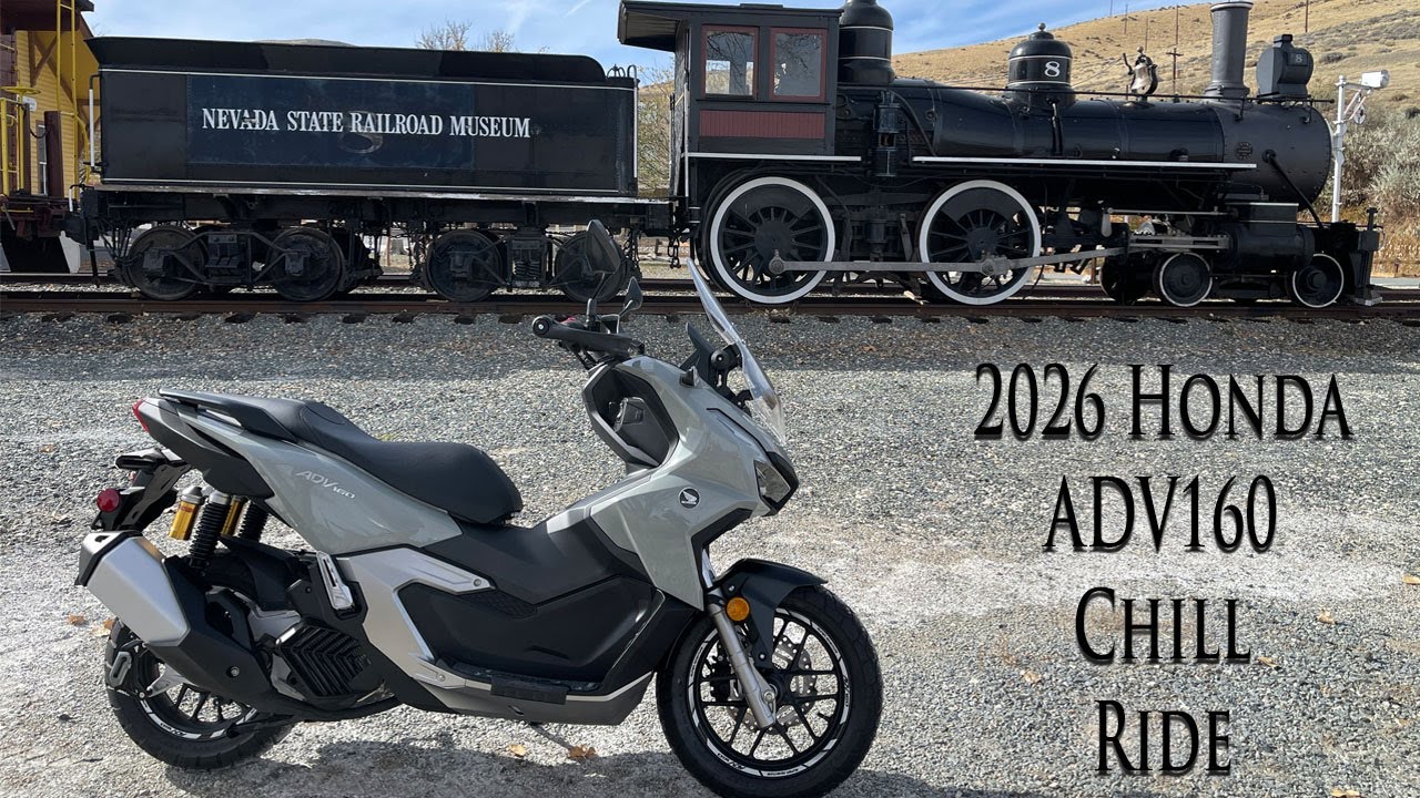 2026 Honda ADV 160 | Scooter Chill Ride | Carson City + NV Railroad Museum + Washoe Countryside