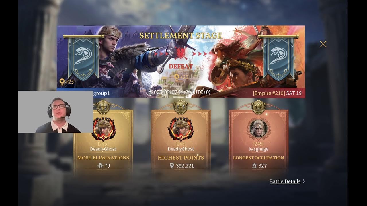 Battle of the Dawn 245 vs 210
