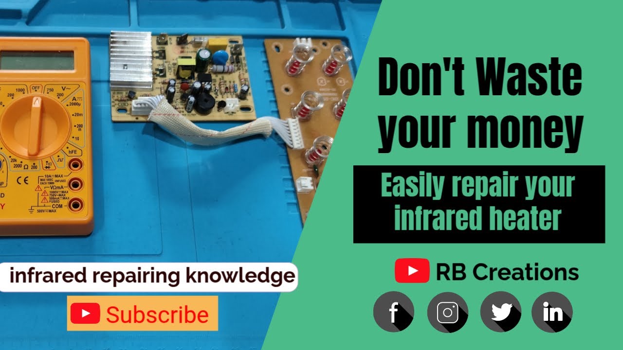 how to repair infrared cooker easily | dead infrared cooker circuit board |rb creations |#new #video