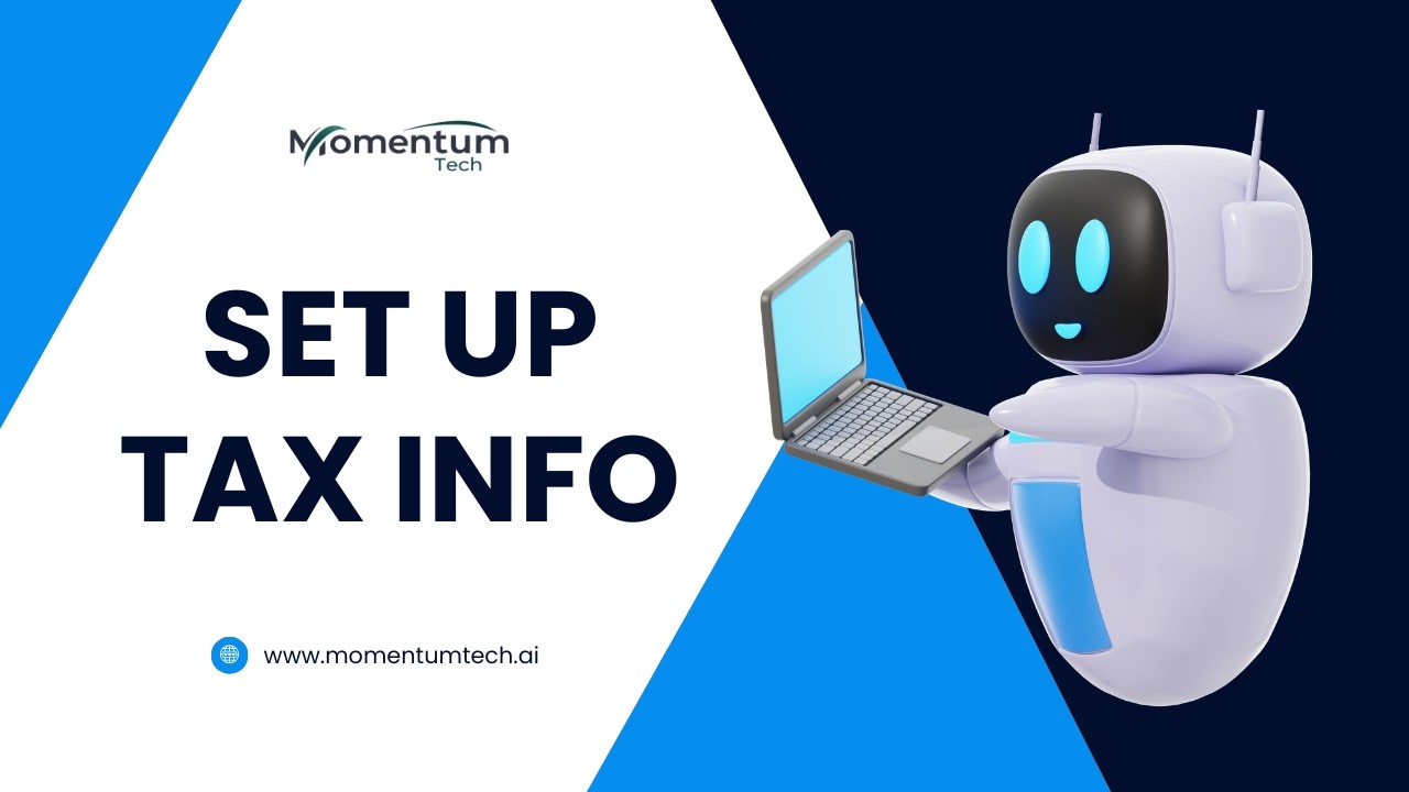 How to Set Up Tax Information for MomentumTech eWallet #ewalletsetup #tax