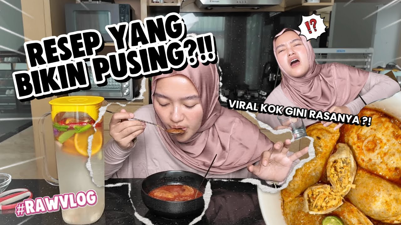#RAWVLOG BIKIN 2 RESEP VIRAL - KOK GINI RASANYA??!
