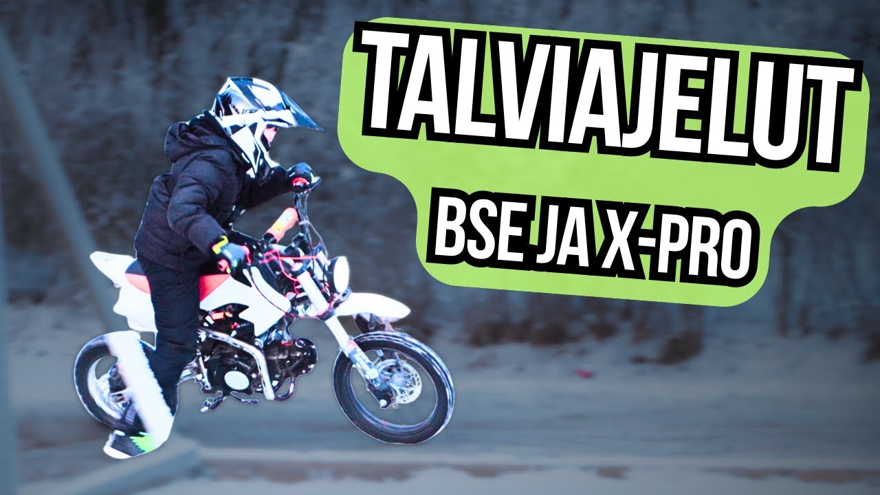 🏍️ BSE Kulkee taas! Talviajelut BSE:llä ja X-Prolla!