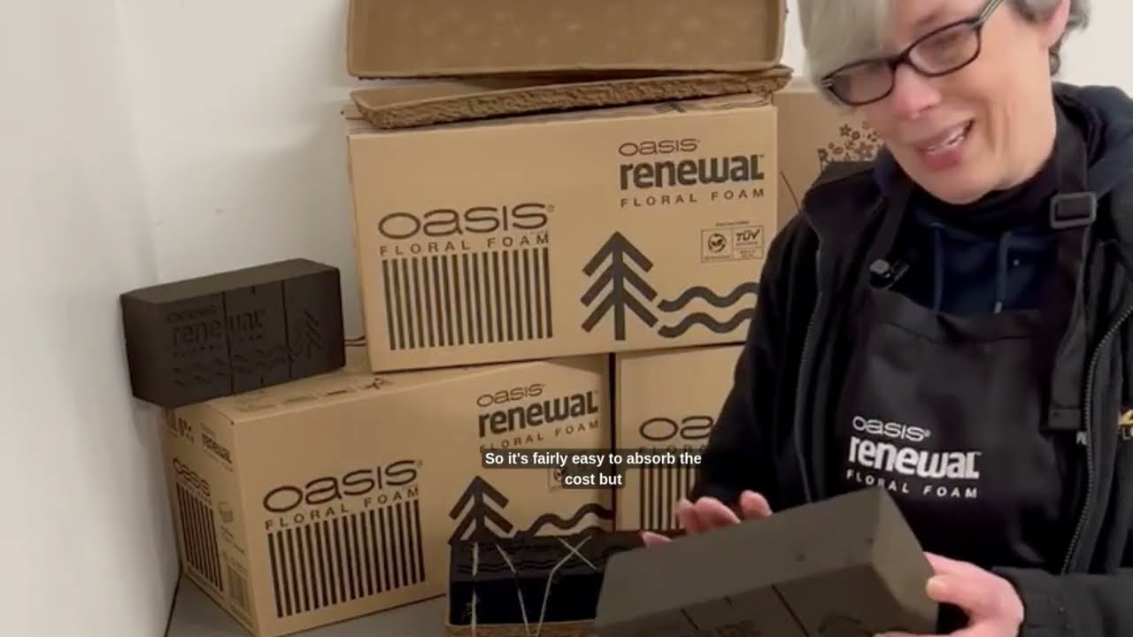Florist Review of OASIS® Renewal™ Floral Foam!