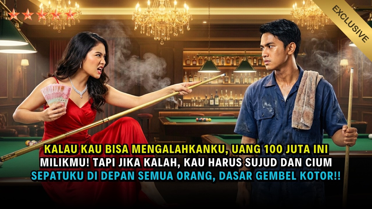 BERANI TANTANG GEMBEL KOTOR MAIN BILIAR, KESOMBONGAN WANITA KAYA INI HANCUR DALAM 3 MENIT!!
