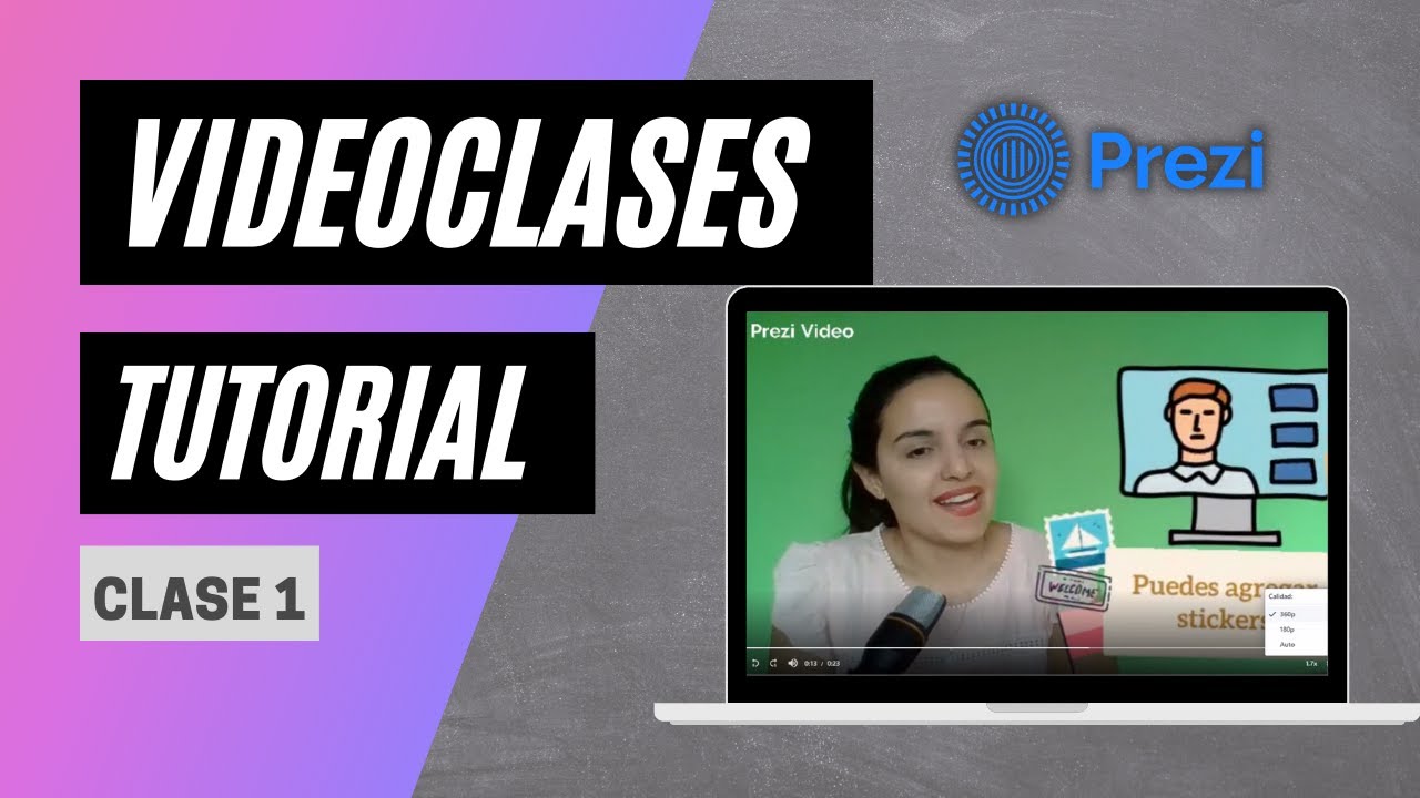 1  Prezi video- Grabá VIDEOCLASES o usalo en tus videollamadas- NUEVO