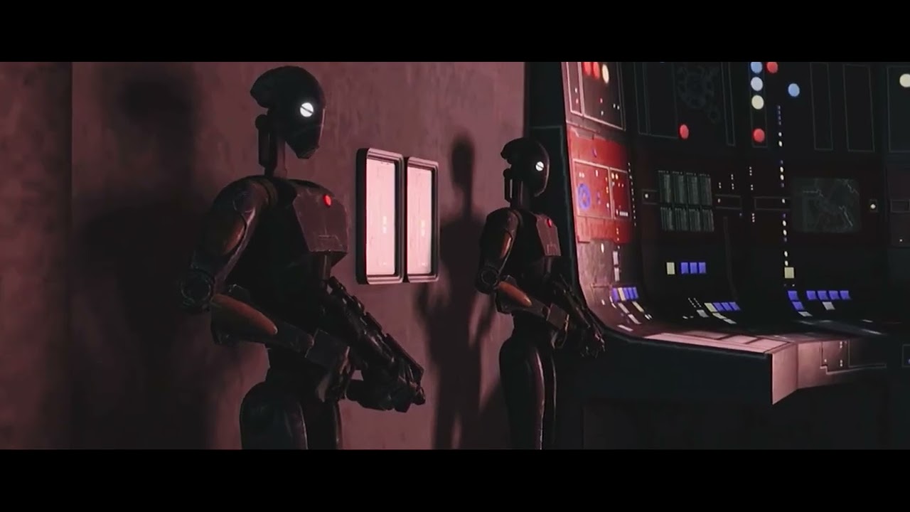 Clone wars b1 annoyed by bx sounds gag animation