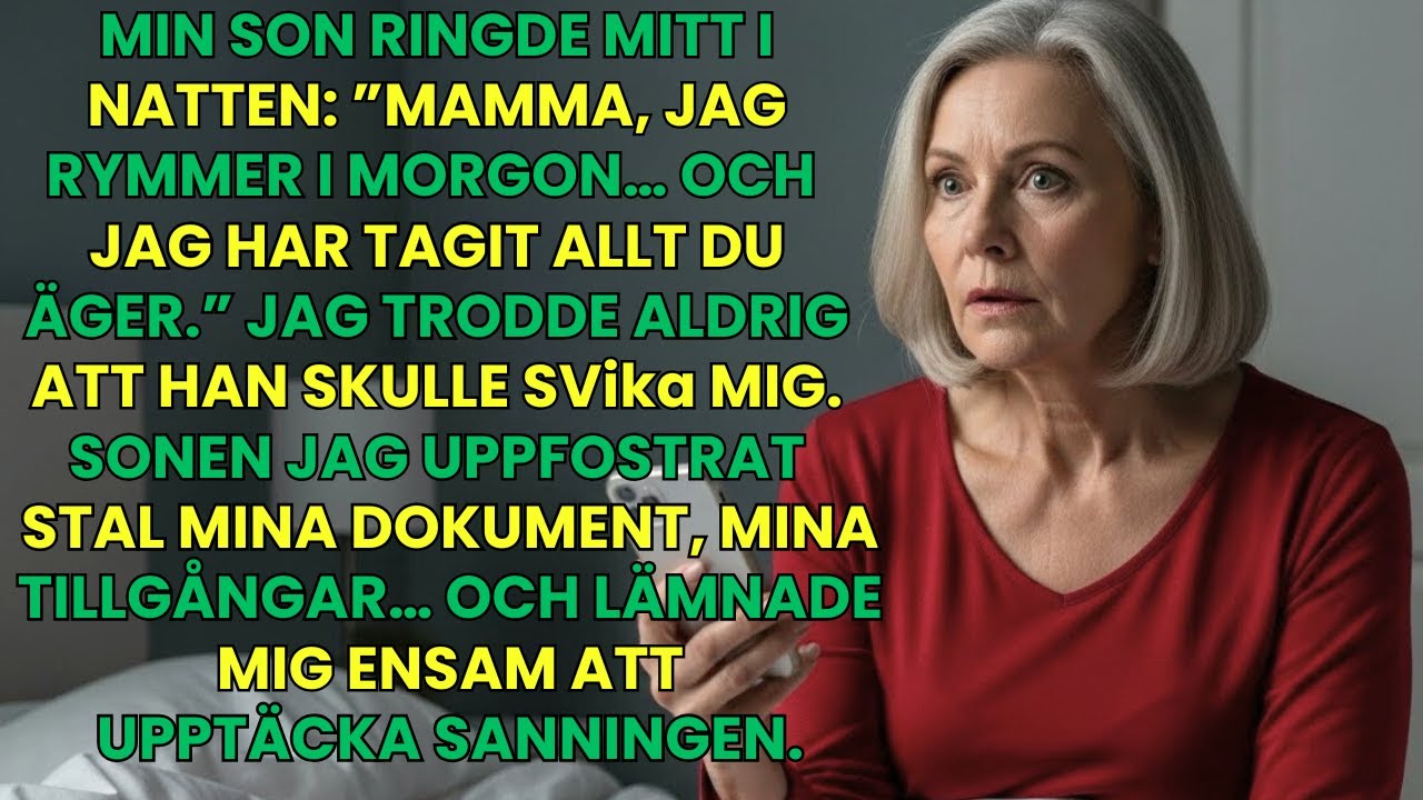 Min son ringde mitt i natten: ”Mamma, jag rymmer i morgon – och jag har tagit allt du äger.”