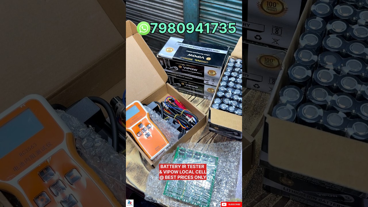 BATTERY IR TESTER & VIPOW LOCAL CELL DISPATCHED TO SILIGURI✅
