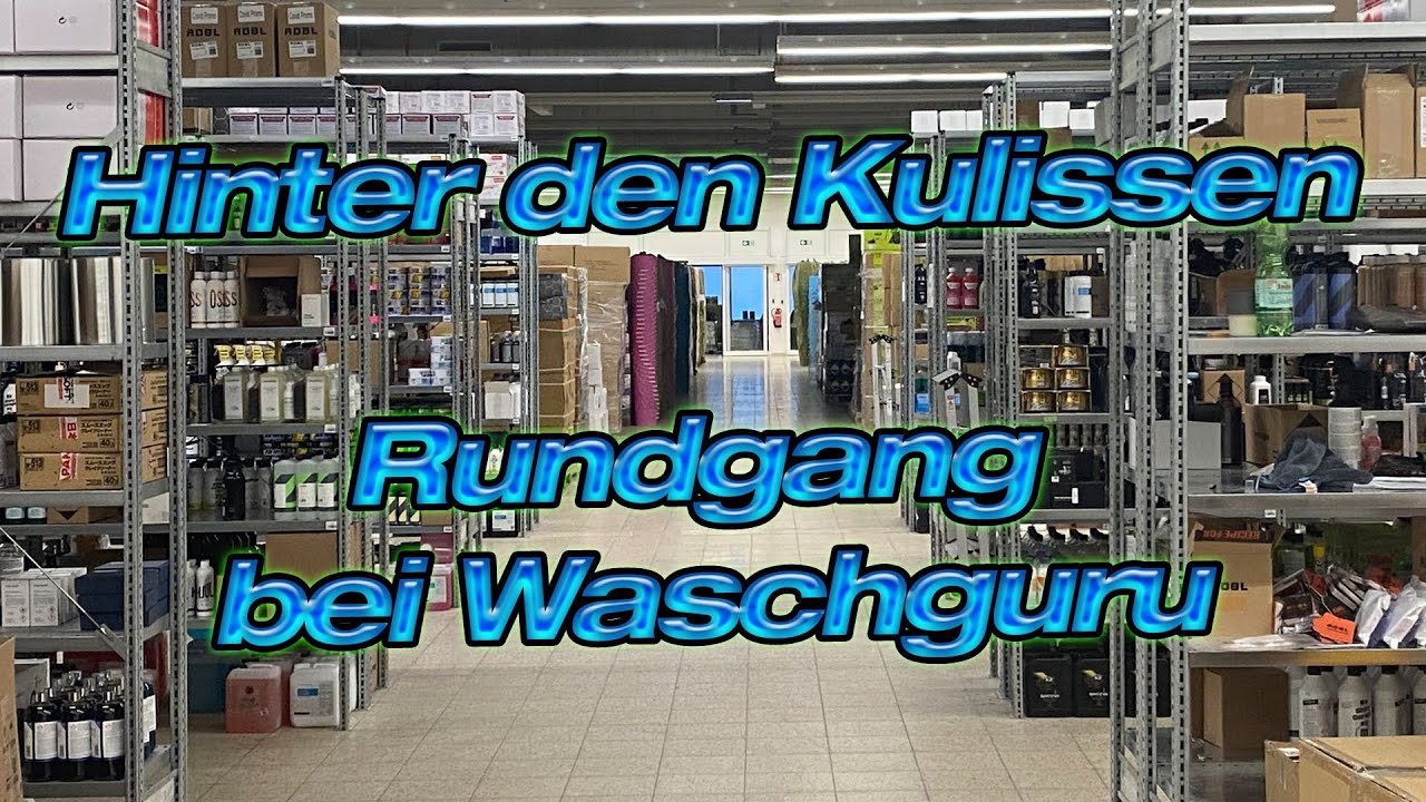 Zu Besuch bei Waschguru - Hinter den Kulissen - Lagerrundgang und entspannter Talk mit euren Fragen!