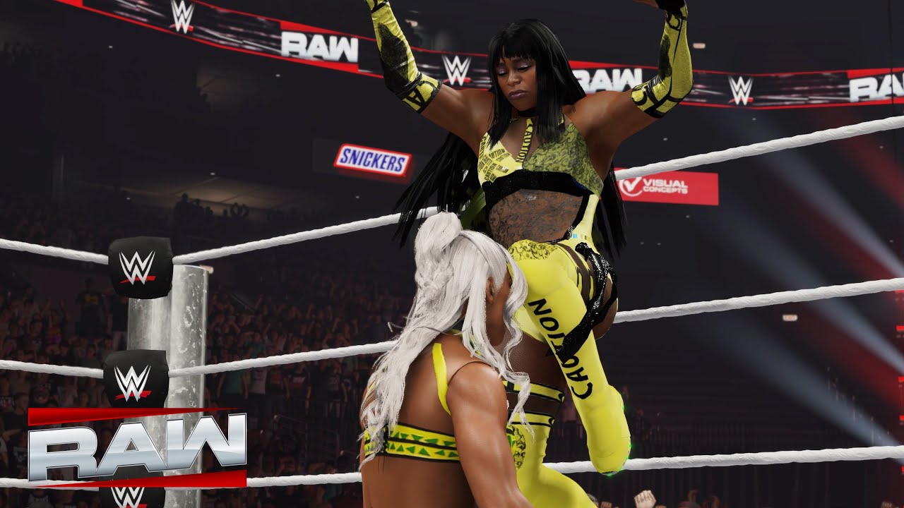 WWE 2K25 RAW : JADE CARGILL VS NAOMI 