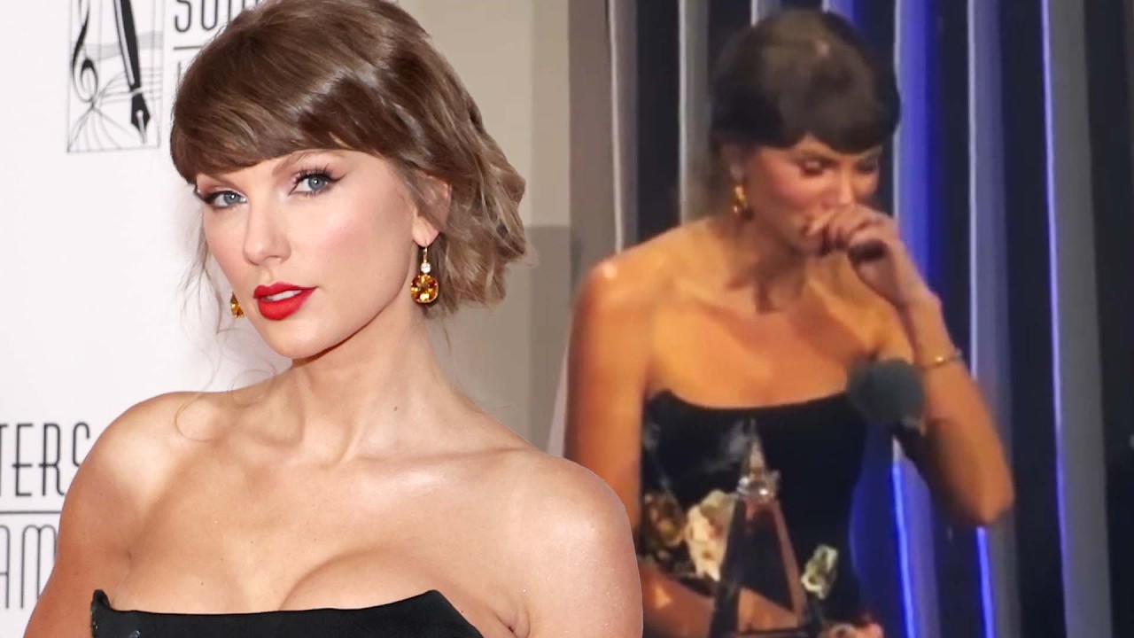 Taylor Swift TEARS UP During Songwriters Hall of Fame Induction
