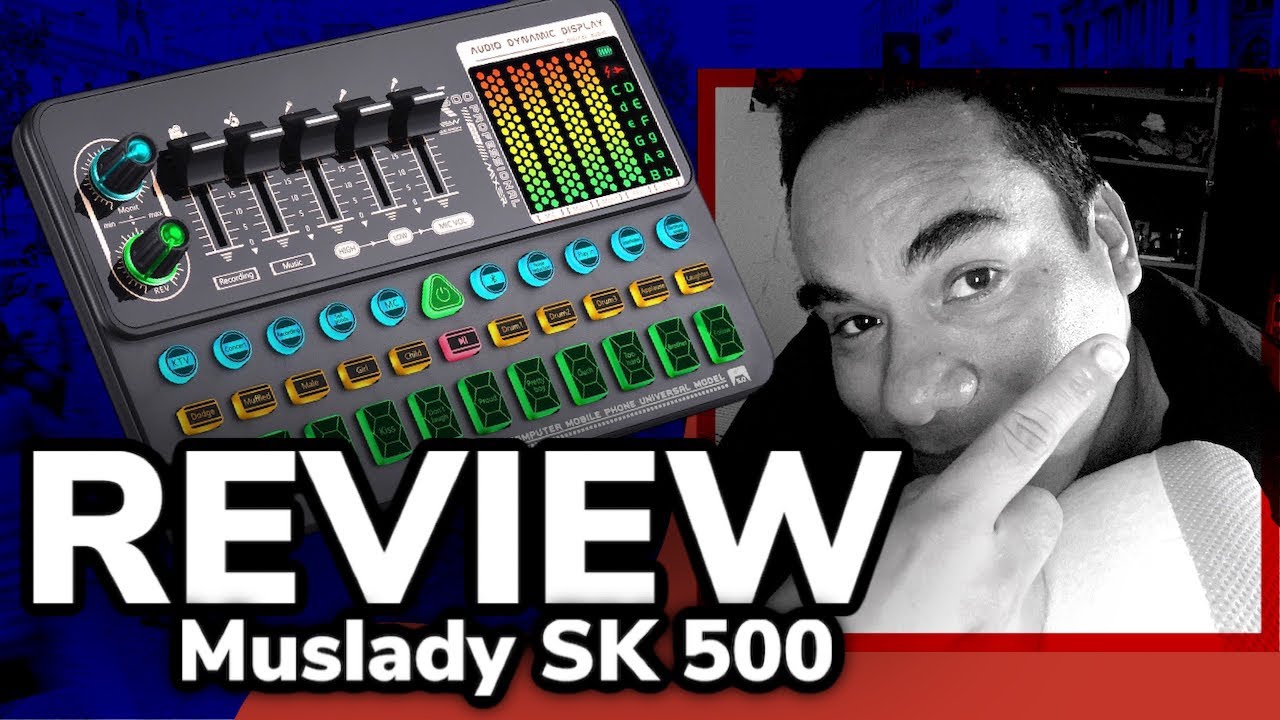 REVIEW Español / Muslady SK500 soundcard vale la pena?