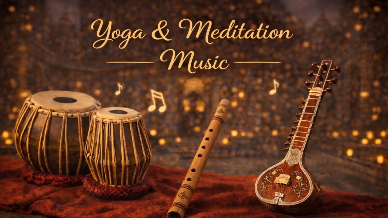 Relaxing Yoga Music | Flute, Sitar & Tabla Meditation Music for Inner Peace