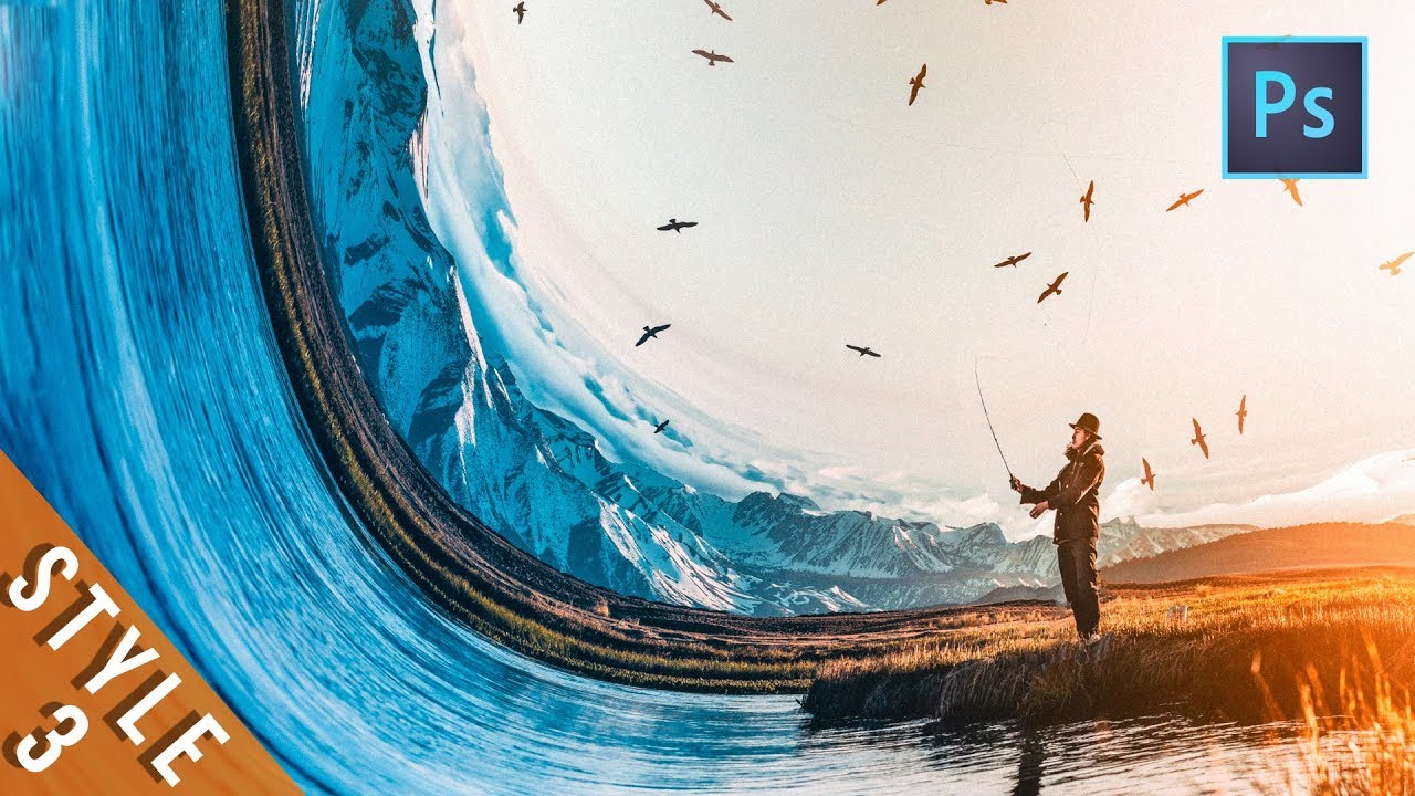 [ Photoshop tutorial ] Bending Inception Effect in Photoshop #Style 3