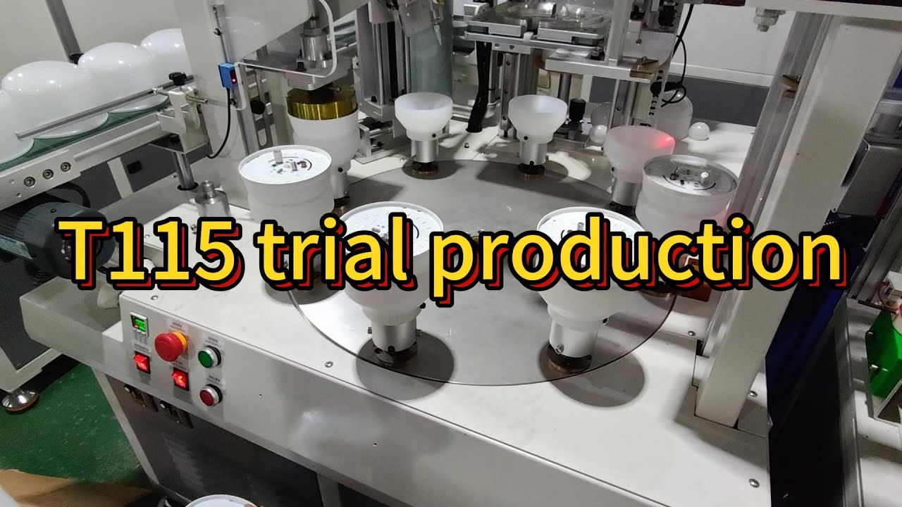 semi-automatic assembly line for B22 LED bulbs