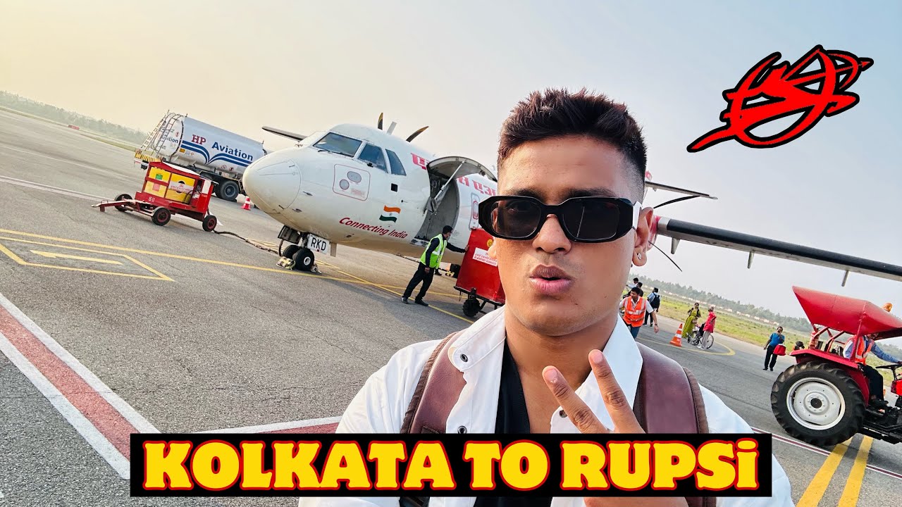 I Flew The Cútest Airline Of India ☺️😇❤️ || Alliance Air : ATR 72-400 || Kolkata to Rupsi