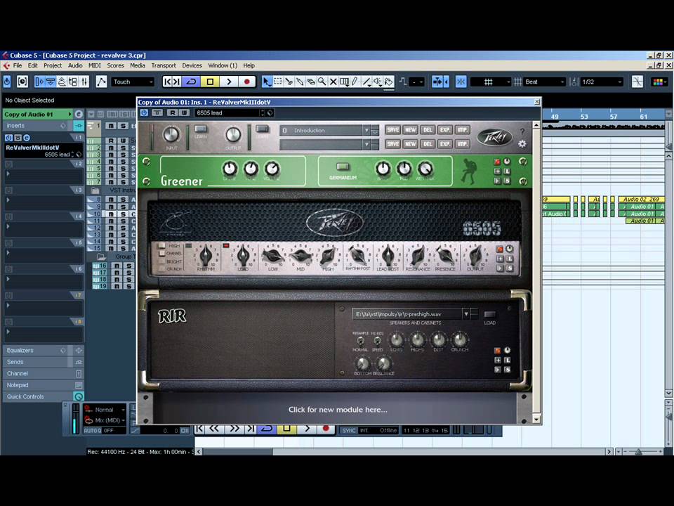 Peavey Revalver Mk III - AMP SIM HD METAL TEST