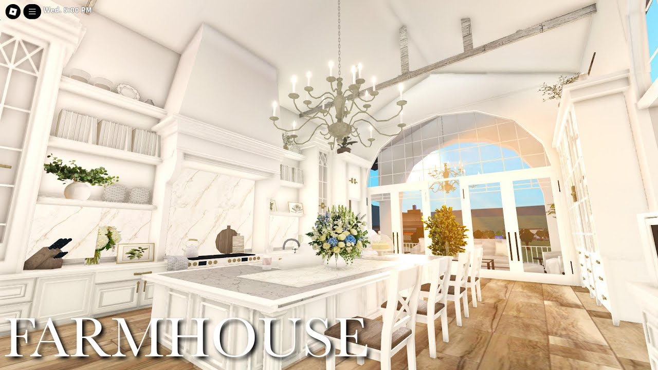 Giant Farmhouse Mansion Bloxburg TOUR