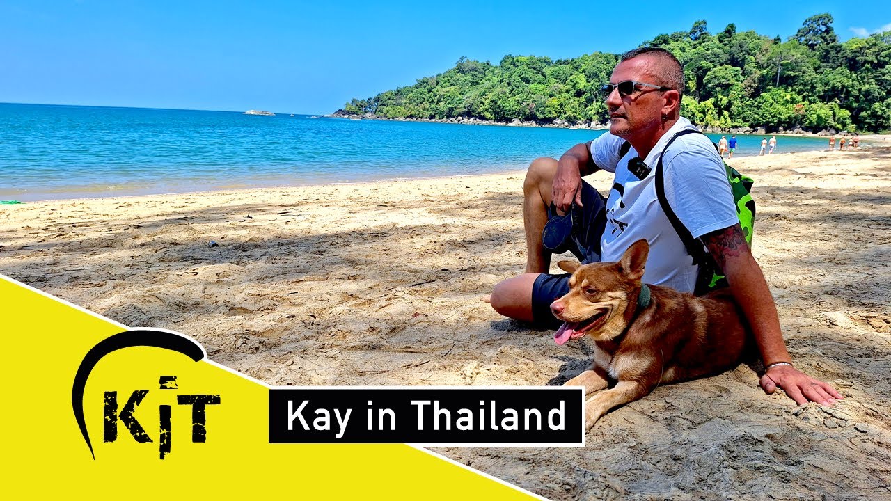 Mit George am South Beach Khao Lak