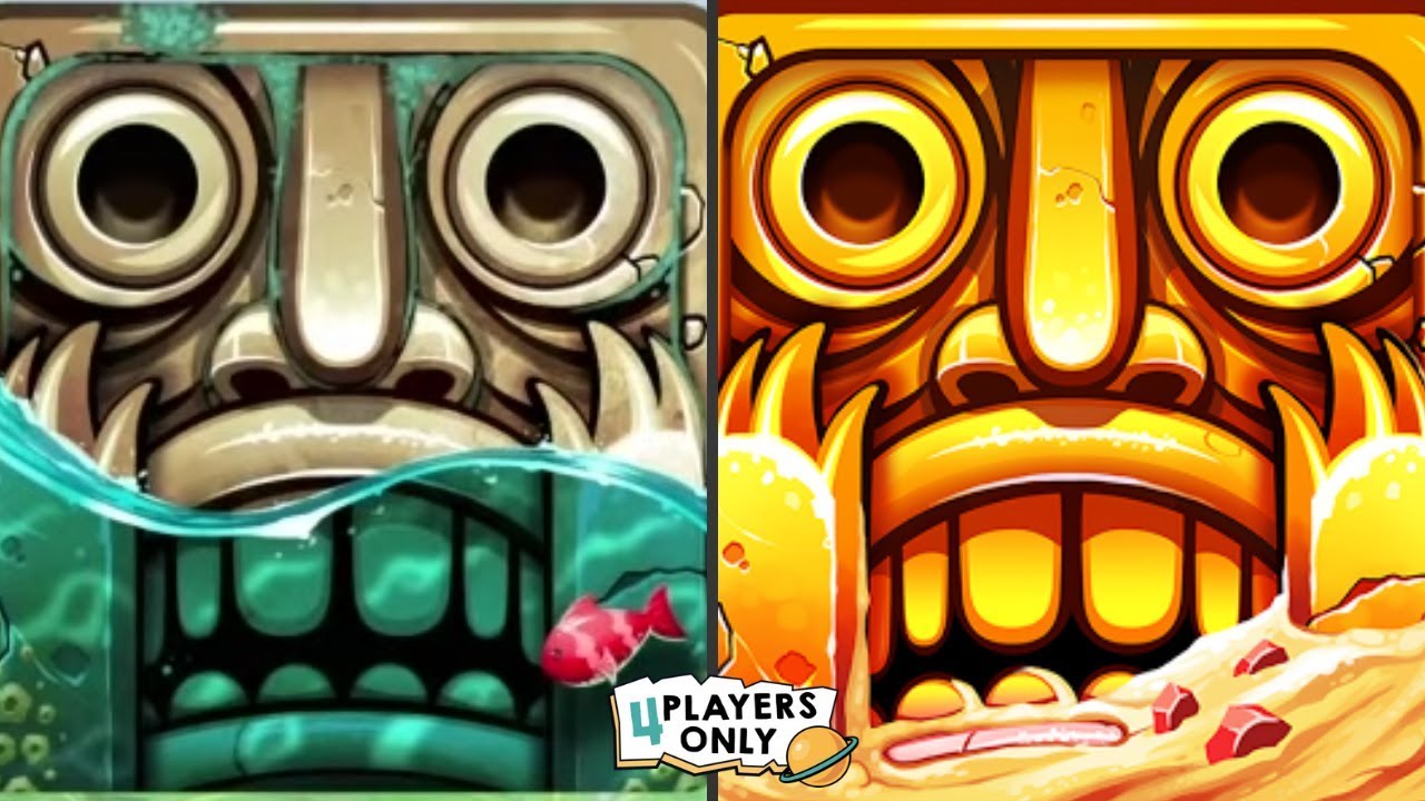 Temple Run 2 [PIRATE COVE Map, FRANCISCO MONTOYA CASTAWAY] Vs Temple Run 2 [SKY SUMMIT Map]