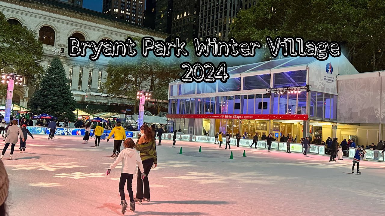 Bryant Park Winter Village Opening Day 2024 Full Walkthrough 4K | NYC Most Magical Christmas Market