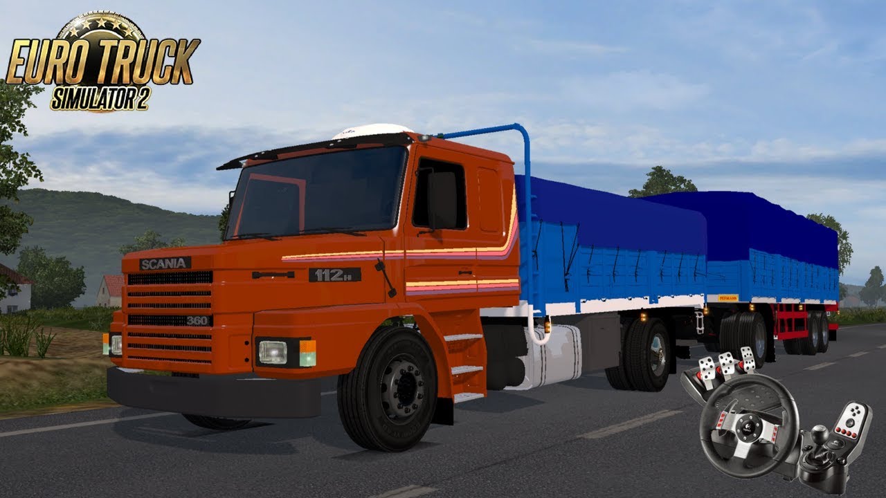MANIOBRANDO CHASIS Y ACOPLADO!! SCANIA 112HW 360!!