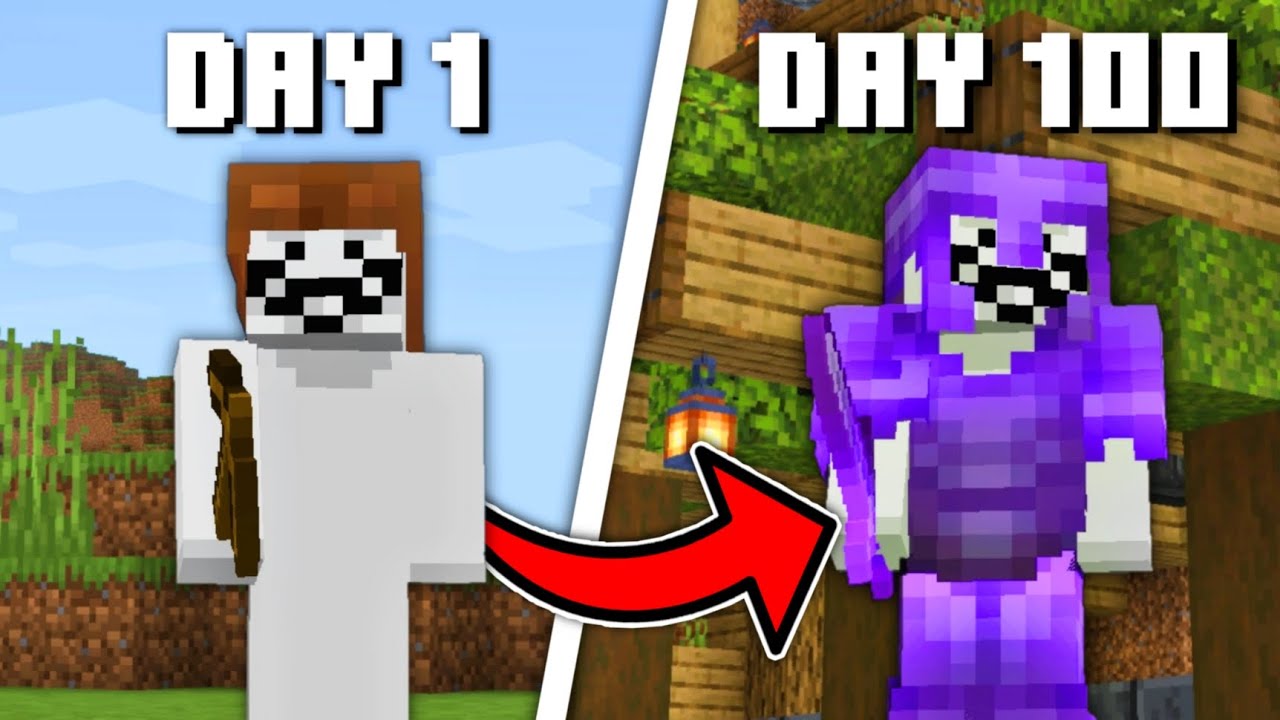 I Survived 100 Days in Minecraft Survival (Tagalog)