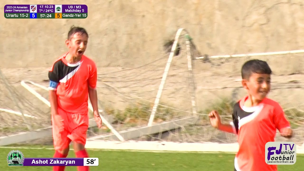 Urartu 15-2 (5-5) Gandzasar-Yerevan 15 (17.10.23) 2023-24 AJC U9/M3, Matchday 5