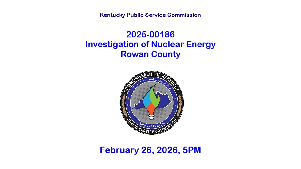 2025-00186, Nuclear Energy - Public Comments meeting