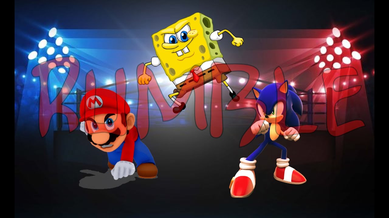 SPONGEBOB, MARIO, SONIC, & MORE COMPETE IN A RUMBLE MATCH