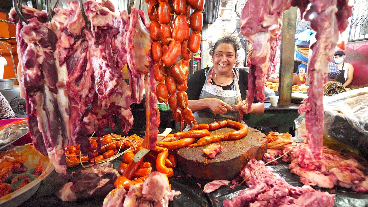 Wild NICARAGUAN STREET FOOD in Masaya Market!! Making Almíbar in Masaya, Nicaragua!!