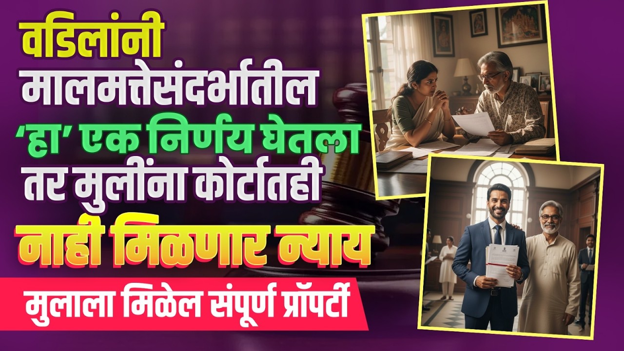 वडिलांनी मालमत्तेसंदर्भातील ‘​हा’ एक निर्णय घेतला तर मुलींना कोर्टातही नाही मिळणार न्याय?
