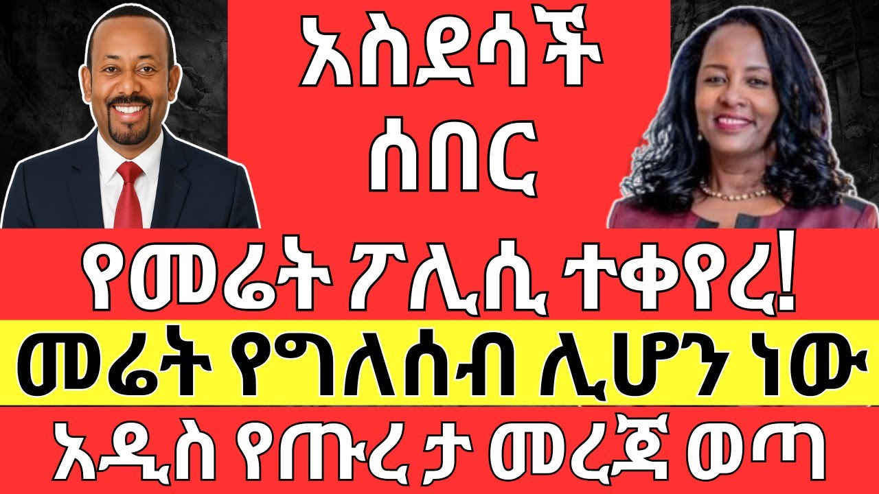 መሬት የግልሰብ ሆነ? አዲስ የጡረታ መረጃ The NEW REAL ESTATE and Property Law, Finance Sectors in Business 2025