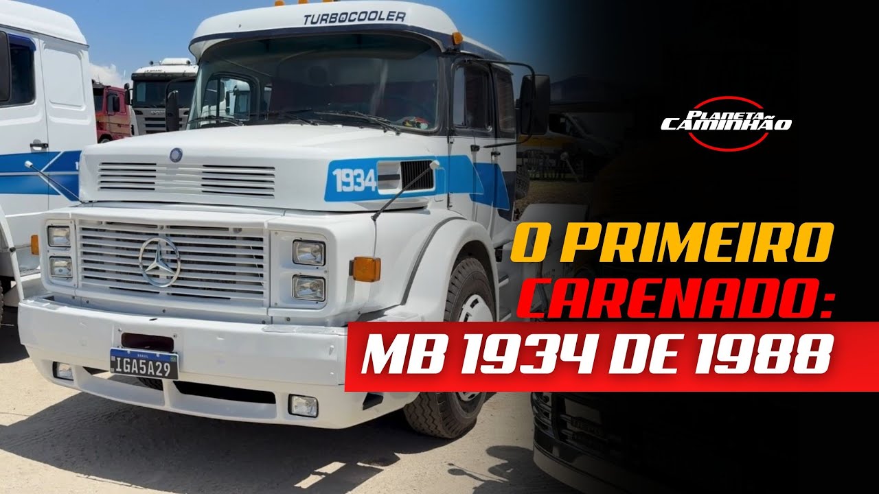 Terezona Mercedes-Benz 1934 ano 1988: PRMEIRO CAMINHÃO do país, REFORMADO e quase todo ORIGINAL