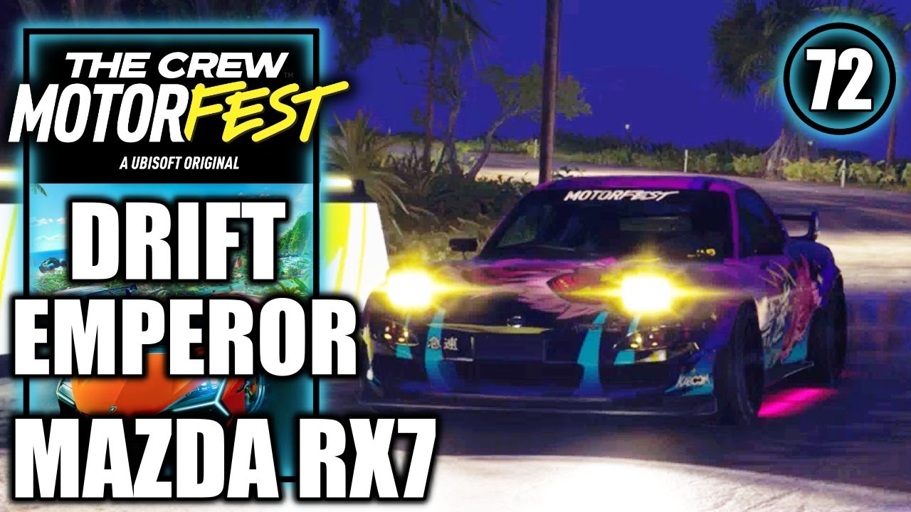 The Crew Motorfest - Drift Emperor - Mazda RX7 - Drift Experience - PS5 Gameplay Walkthrough Part 72