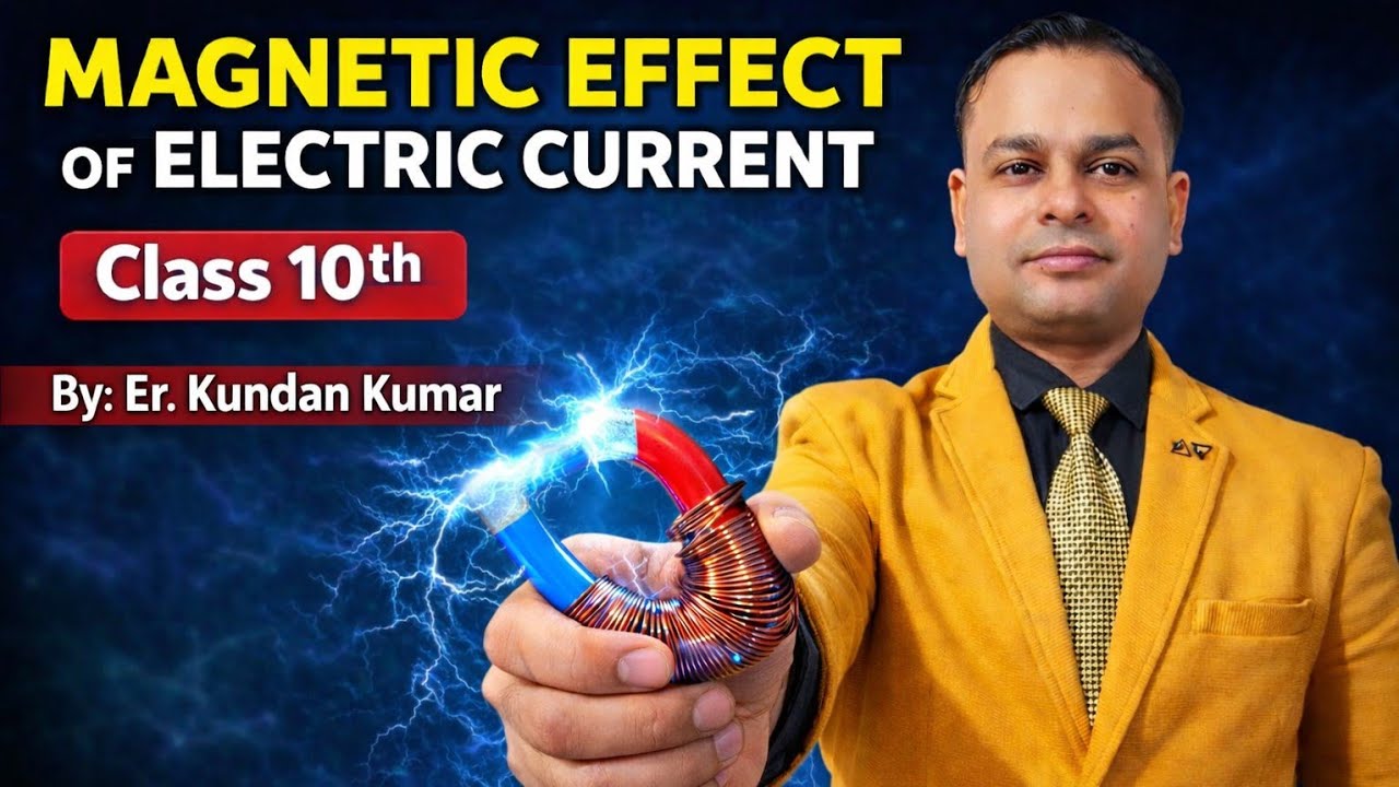 🔴⚡🧲 Magnetic Effect of Current in ONE SHOT | Class 10 Physics | Board 2026 | By: Er.K.Kumar