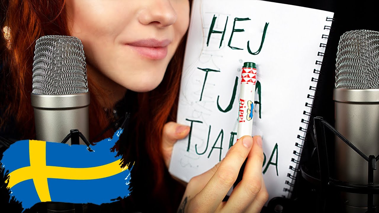 АСМР 💤 ЗАСНИТЕ НА УРОКЕ 🇸🇪 Учите шведский язык №1 Привет, как дела? (и вежливо, и круто 😎)