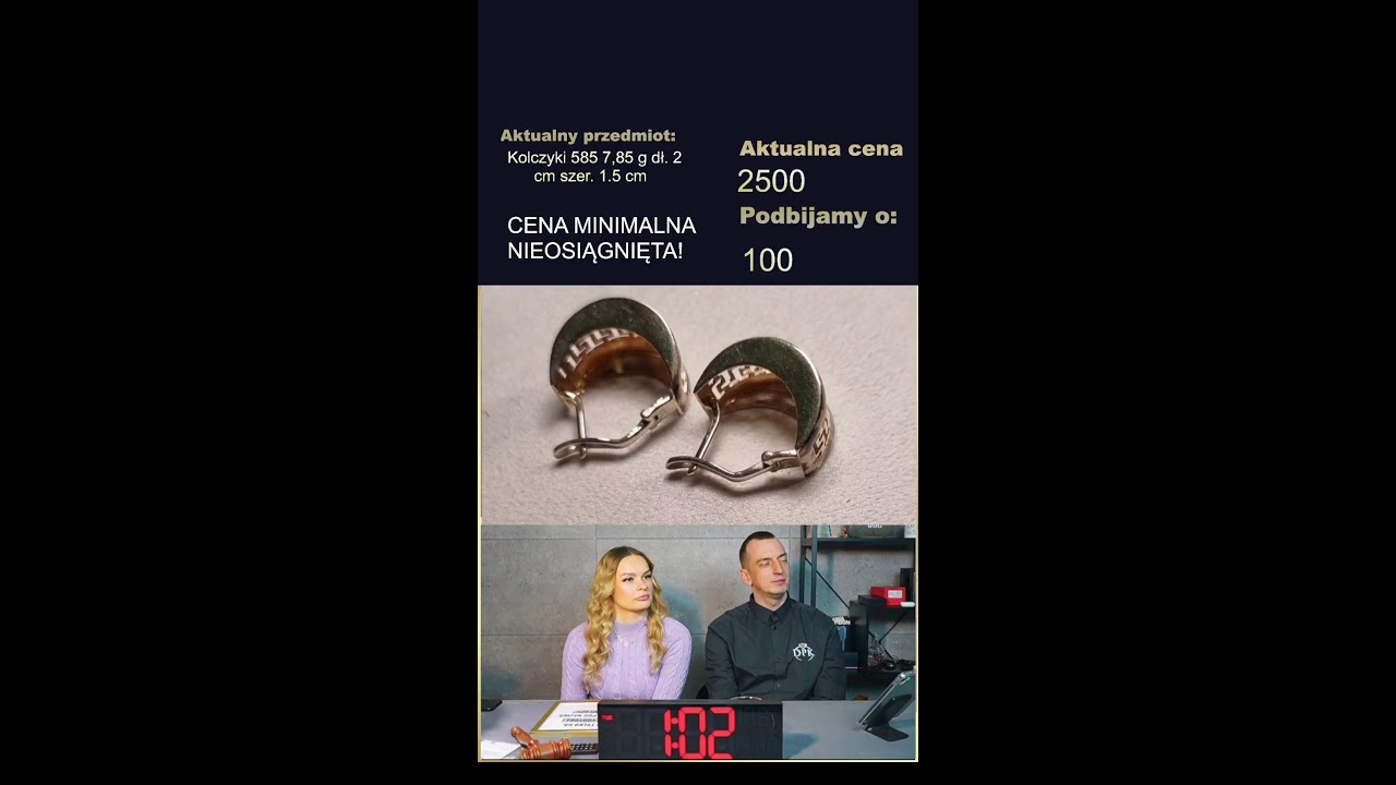 Licytacja na żywo! Złoto, srebro, elektronika Apple, biżuteria Dom Aukcyjny DPK Aukcja 17.02.26 (1h)