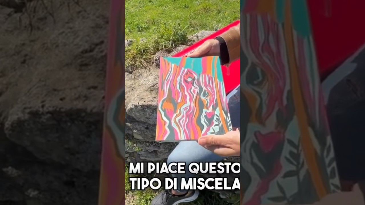 A great british artist in Calabria. #travel #art #fyp #painting