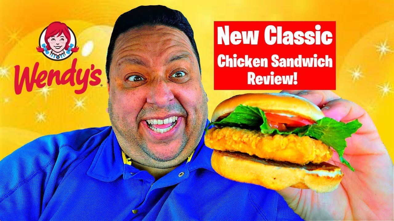 Wendy's New Classic Chicken Sandwich & Pub Fries REVIEW!